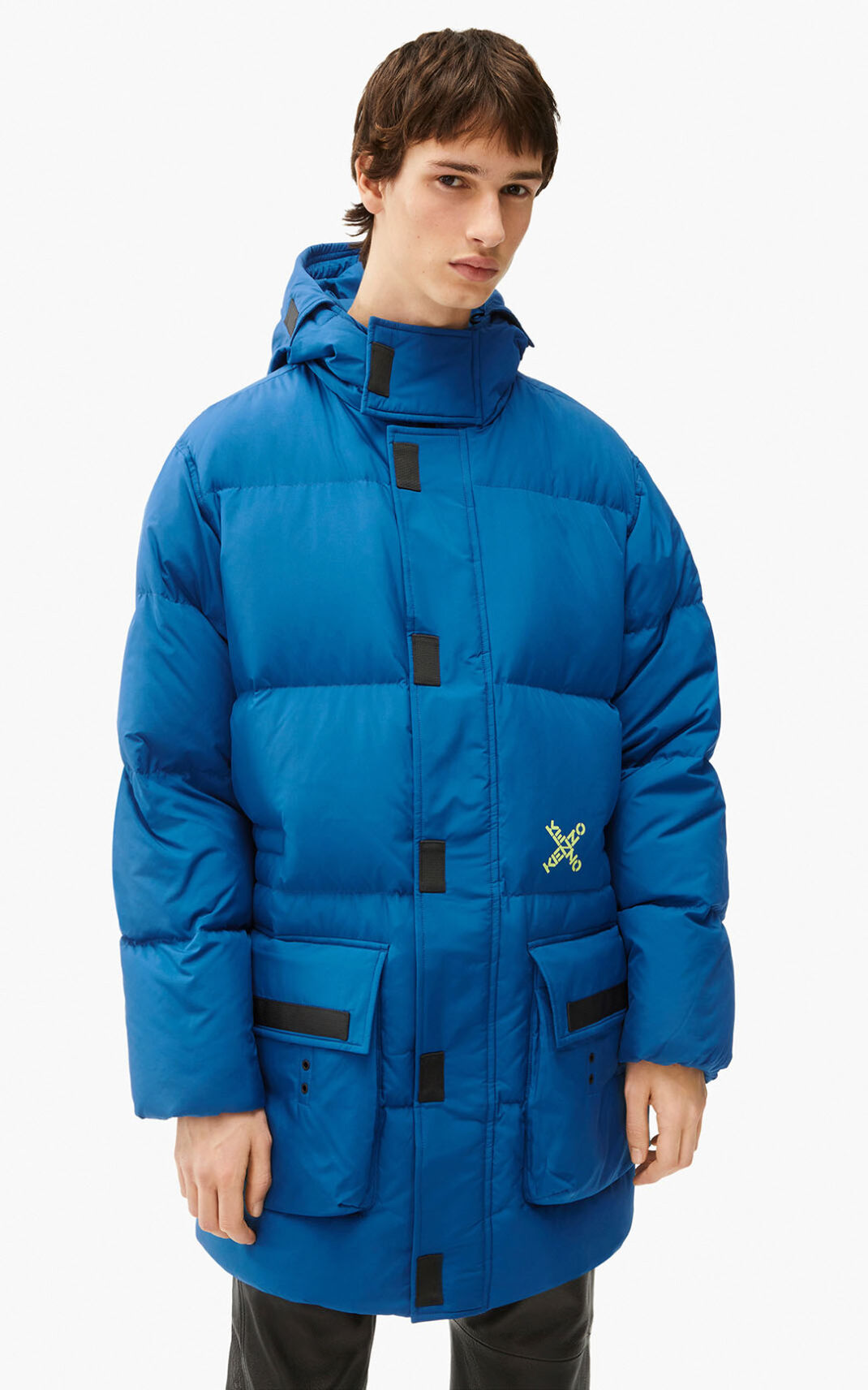 Kenzo Sport Little X long Pehelykabát Férfi Sötét Kék | ID.574123